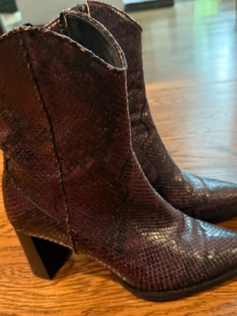 Dorothee Schumacher python pattern boots